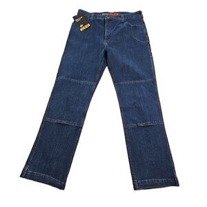 Dickies DuraTech Renegade Pant Men's 38x34 Dark Wash Relaxed Fit Wide Leg NEW